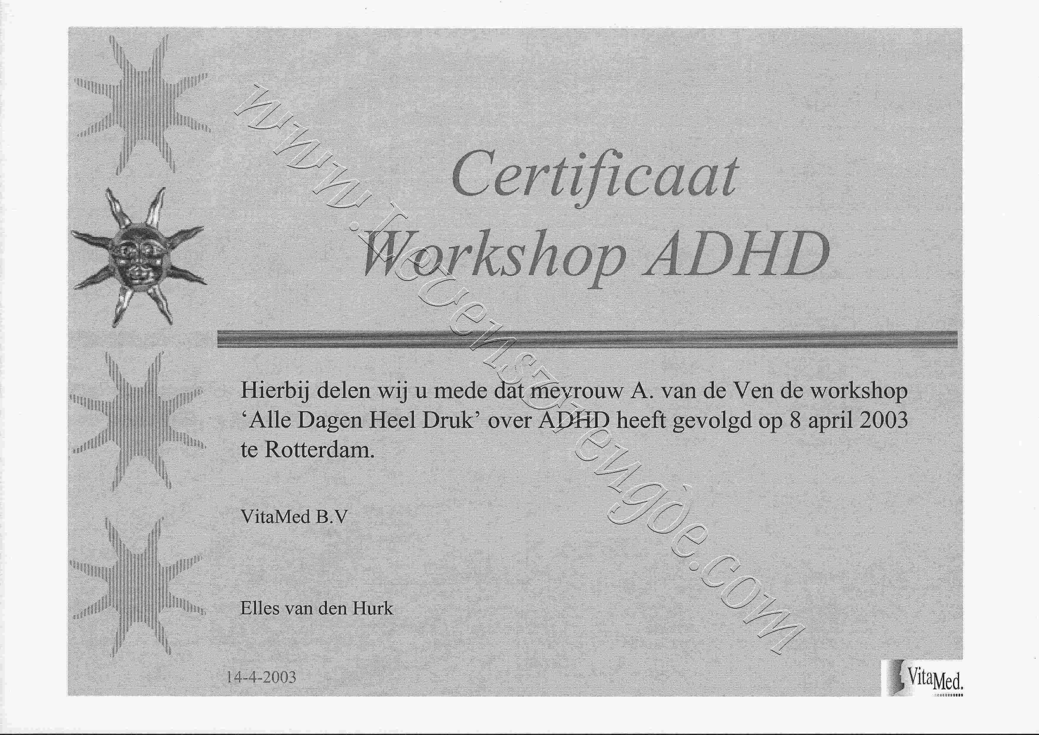 Workshop ADHD